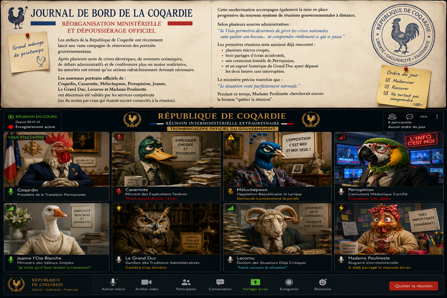 Coqardin prépare une nouvelle cellule de crise